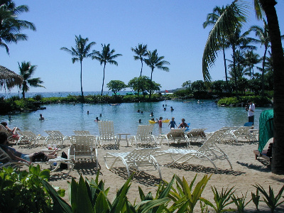 Wealth and Prosperity can also be characterized as a family and people enjoying a Hawaiian lagoon.  You can make your wealth and prosperity as simple or as elegant as you wish.